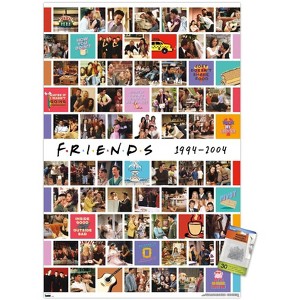 Trends International Friends - Collage Unframed Wall Poster Prints - 1 of 4