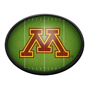 College Football On the 50 Design Oval Slimline Lighted Wall Sign - 1 of 4