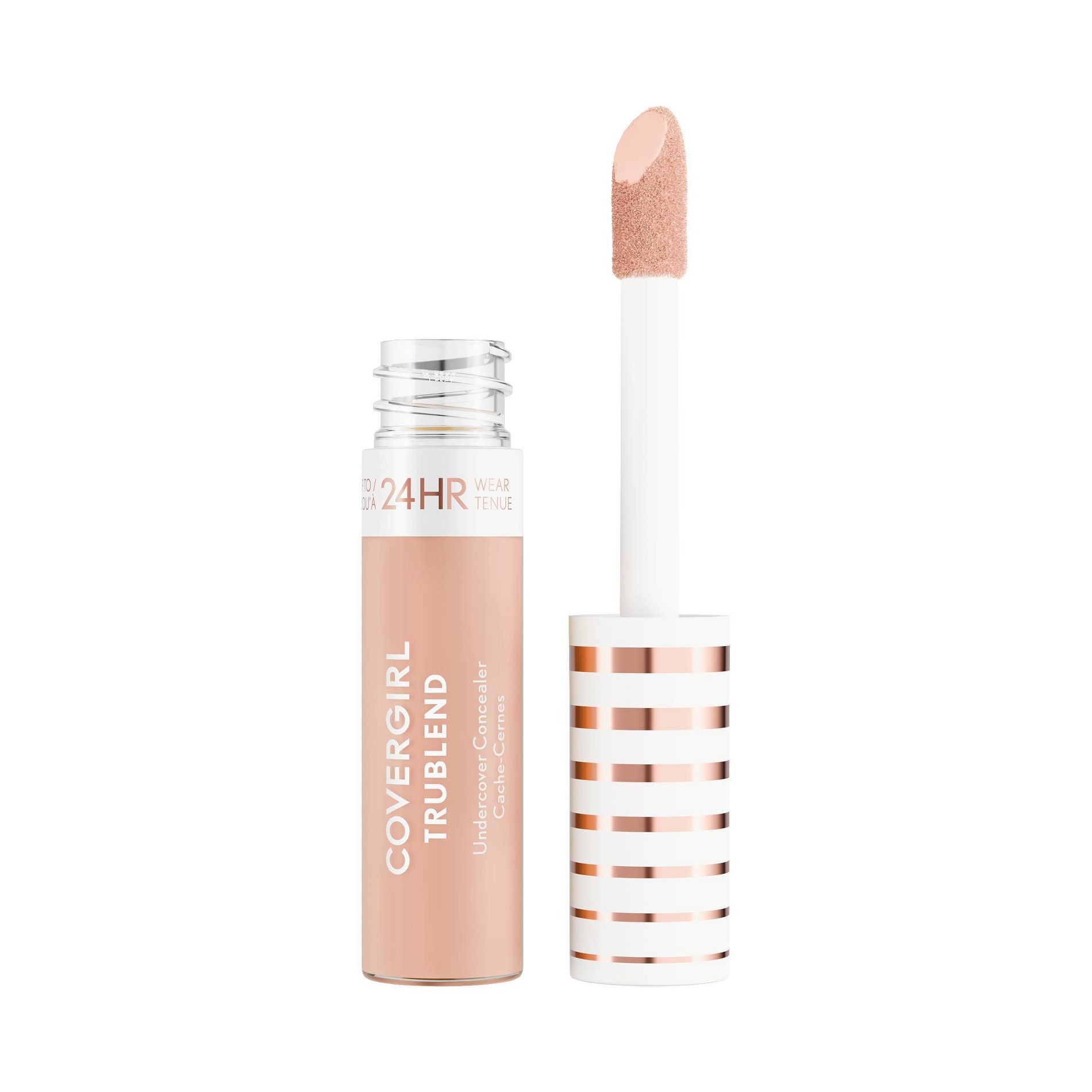 COVERGIRL TruBlend Undercover Concealer - Porcelain - 0.33oz: Full Coverage, Cream, Eye Area Application