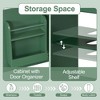 Gulches Modern Bathroom Vanity, 18" with Sink, Adjustable Shelf & Soft-Closing Door, Green Finish - 4 of 4