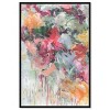 Art Remedy Doll Memories - Secret Green Floral Colorful Pastel Abstracts Framed - 3 of 4