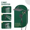 Cobbe Adjustable 8" High Pressure Dual Shower Head with 5-Spray Handheld Shower - 4 of 4