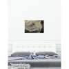 24" x 36" Dubbio Geode Abstract Unframed Canvas Wall Art in Gold - Oliver Gal: Modern & Contemporary, FSC Wood - 4 of 4