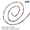 Unique Bargains Clothing Decoration Crystal Rhinestone Sew on Close Claw Chain Trim - 2 of 4