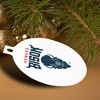 Howard University Bison Primary Logo Aluminum Holiday Christmas Tree Ornament  3.0" (7.6 cm) x 3.37" (8.6 cm) - 4 of 4