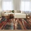 Abstract Machine Washable Rug with Rubber Backing for Living Room Modern Non-Slip Area Rug Easy-Cleaning Floor Carpet for Bedroom Dining Room - 4 of 4