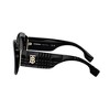 Burberry MARGOT BE 4370U 300187 Womens Round Sunglasses Black 49mm - 3 of 3