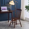 Sapphtopaz Modern Simple Dining Chairs Set of 4, High Back Windsor Kitchen Chairs with Wood Legs for Dining Room, Kitchen - 3 of 4