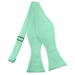 Men's Solid Color 2.75" x 4.75"  Adjustable 16" - 22" Self-Tie Bow Tie for Tuxedo & Wedding - 1 of 3