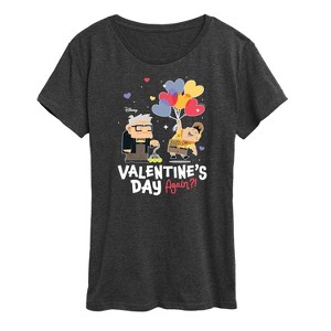 Women's - Disney - Valentine's Day Again Short Sleeve Graphic T-Shirt - 1 of 4
