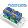 In-Wall Volume Control Plate for Dual Speakers with Independent Knobs, 120 Watt, Easy Installation - 4 of 4