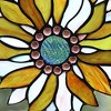 CHLOE Lighting SOAR Tiffany-style Green Animal/Floral Design Window Panel 17Inch x 7.75Inch - 3 of 4