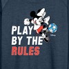 Women's - Disney - Play By The Rules Soccer Lightweight French Terry Wide Neck Long Sleeve Shirt - 2 of 4
