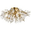 Elegant Lighting Vera 19 inch crystal starburst wall sconce in gold - 4 of 4