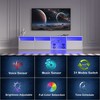 TinyHomieTV Console Storage 826 Inch LED Full RGB 31 Modes Modern Entertainment Center White TVs 7580 - 4 of 4