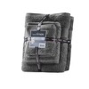 100% Cotton Solid Color Luxury Bath Towel Set, Heavyweight Ultra Soft Touch Durable Bath Towel - 3 of 4