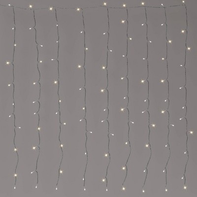 Photo 1 of 100ltr LED Plug-in Curtain String Lights with Clips - Room Essentials