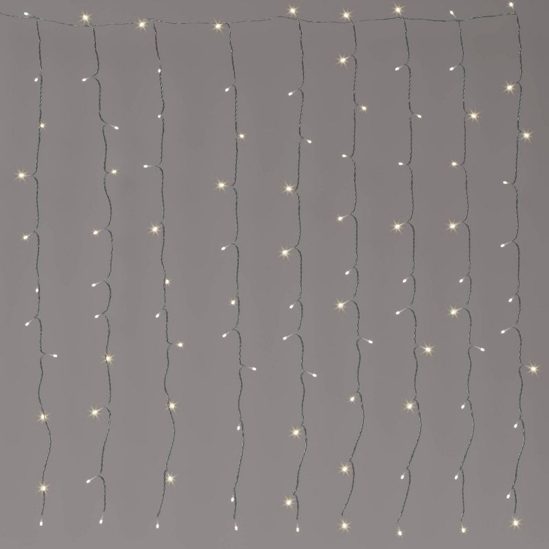 100ltr LED Plug-in Curtain String Lights with Clips - Room Essentials&#8482;, 1 of 13