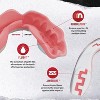 SafeJawz EXTRO Dual Layer Sports Mouth Guard with Case and Disinfectant Spray Bundle Kit for Basketball, Football, MMA, Hockey, Wrestling - Adult - - 3 of 4