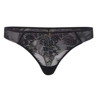 Smart and Sexy Women's Mesh G String Thong Panty 6 Pack Black Hue/Bark 3X