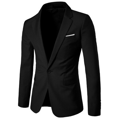 Cloudstyle Men's Suit Jacket One Button Slim Fit Sport Coat Business Daily Blazer