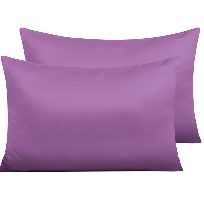 2 Pack Satin Zippered Pillowcases for Hair and Skin - NTBAY