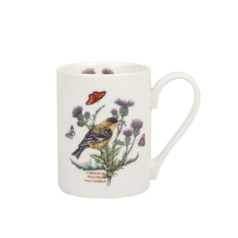 Portmeirion Botanic Garden Birds 12 Ounce Tankard Coffee Mug, Set of 6, Fine Earthenware, Dishwasher, Microwave and Oven Safe - Assorted Bird Motifs, 4 of 10
