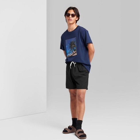 Mens hot sale woven shorts