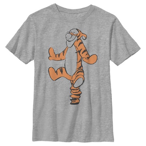 AVAILABLE Cartoon Character Tigger Color Baseball Tee Jersey Shirt Black  All Over Printed 3D Unisex Men