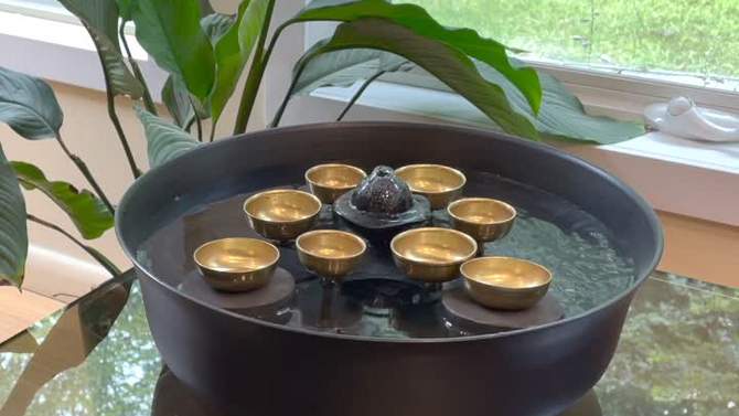 Woodstock Wind Chimes Water Bell Fountains Floating Fountain Bells, 2 of 7, play video