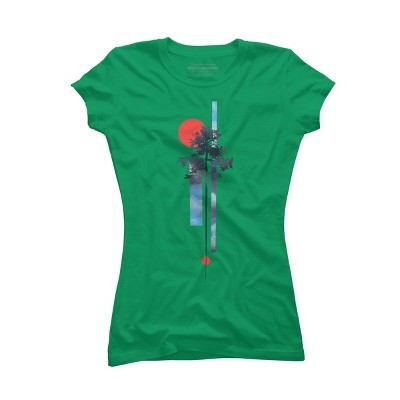 Junior's Design By Humans Abstract Nature By airiestudio T-Shirt
