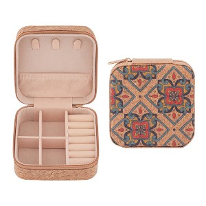 REGALWOVEN Mini Modern Square Jewelry Box - 1 of 4
