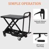 Hydraulic Lift Table Cart, 500Lbs Capacity, No-Slip Pad, Manual Single Scissor Lift Table, for Material Handling and Transportation - 2 of 4