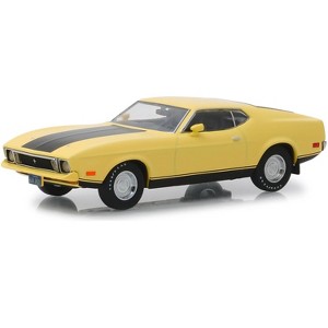 1973 Ford Mustang Mach 1 Yellow Eleanor" "Gone in Sixty Seconds" Movie (1974) 1/43 Diecast Model Car by Greenlight" - 1 of 4