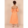 Petal and Pup Womens Domenica Shirred Long Sleeve Midi Dress - 2 of 4
