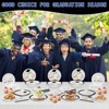 DYLIVeS Graduation Party Plates and Napkins Set, Colorful Class of 2025 Congrats Grad Dinner Paper Plates Dessert Plates, Luncheon Napkins - 4 of 4