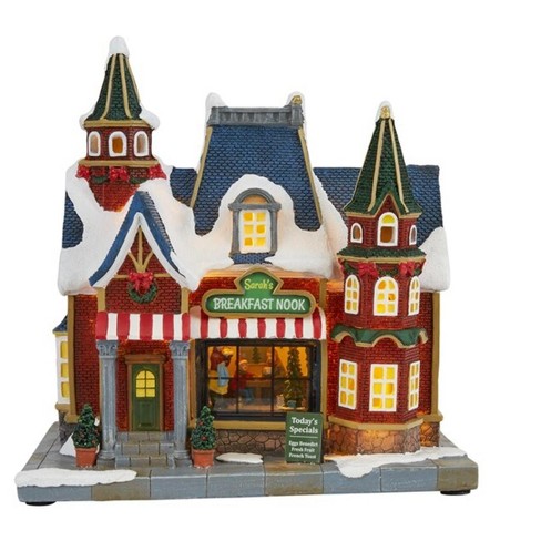 Carole Towne Collection Sarah's Breakfast Nook Lighted Musical Village ...