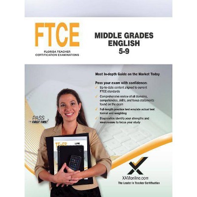 FTCE Middle Grades English 5-9 - by  Sharon A Wynne (Paperback)