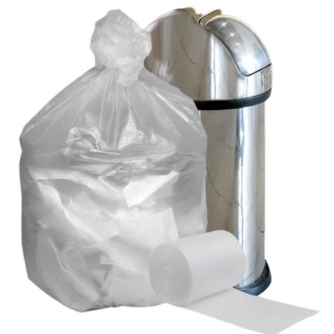 plasticplace 55-60 Gallon High Density Trash Bags, Clear (200
