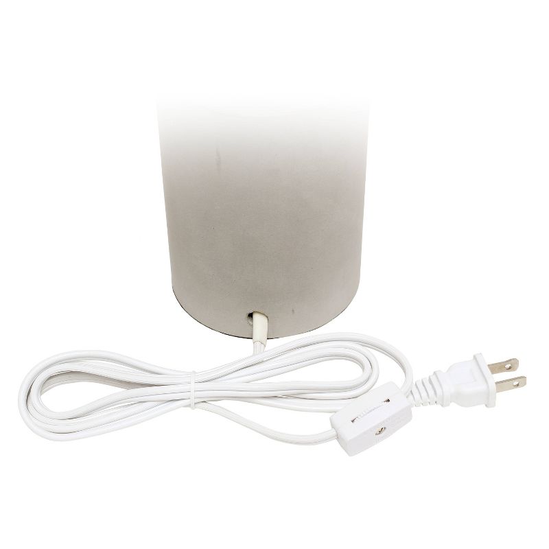 Concrete Table Lamp with Linen Shade - Lalia Home, 4 of 7