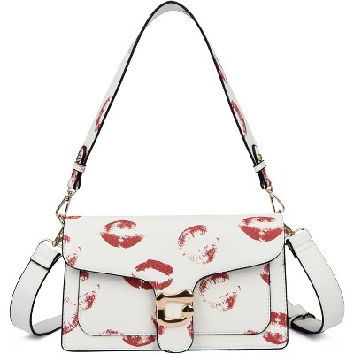 Crossbody Bags for Women Trendy - Small Bag Leather Handbags Evening Clutch with 2 Straps