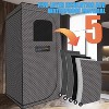 LOVMOR Portable Gothic Roof Plus Type Full Size Steam Sauna tent with Foldable Chair, Remote Control, Spa, Therapy & Relaxation at home - 4 of 4