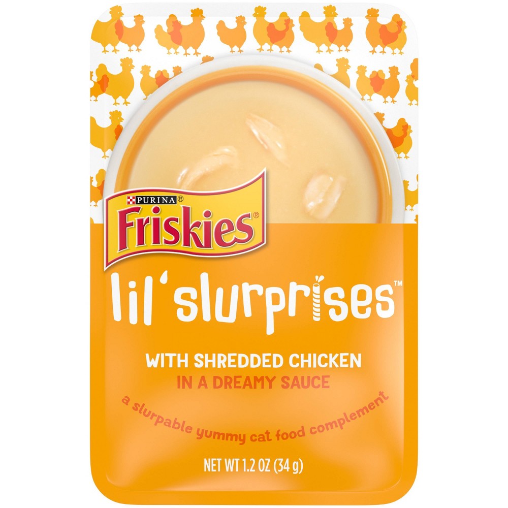 Photos - Cat Food Friskies Lil' Slurprises Compliments Lickable Shredded Chicken Wet Cat Foo 
