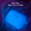 BONGEEK AirPods Pro Case Cover,Soft Silicone Protective Cases Cover Skin for Apple AirPod Pro Charging Case Keychain Front LED Visible,Nightglow Blue - 3 of 4