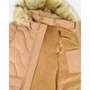 Deux par Deux Girl Long Wavy Quilt Puffy Winter Coat Chanterelle - 4 of 4