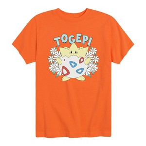 Boys' - Pokémon - Floral Togepi Short Sleeve Graphic T-Shirt - 1 of 4