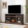 TIRAMISUBEST Entertainment Center with 18" Fireplace Insert TV Console Cabinet,TV Stand for 65 inch TV - 3 of 4