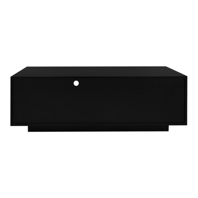 Ridstar Modern Rectangle Coffee Table with Storage Space & 16 Color LED Lights For Living Room-Black