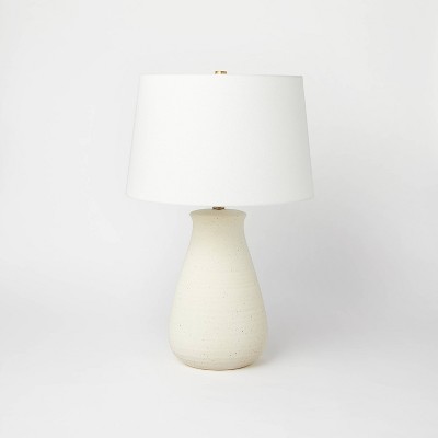 Ceramic Speckled Table Lamp Cream - Threshold™ designed with Studio McGee