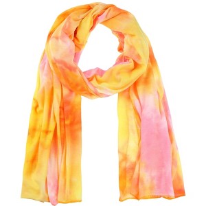 INSPIRE CHIC Women's Tie-Dye Modal Stretch Jersey Soft Hijab Head Scarves for Muslim 1Pc - 1 of 4